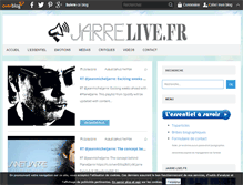 Tablet Screenshot of jarre-live.fr